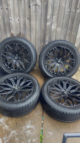 Gloss black raf 006 rims - raf,