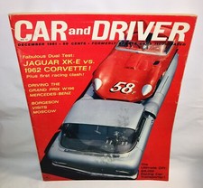 CAR and DRIVER MAGAZINE Dec