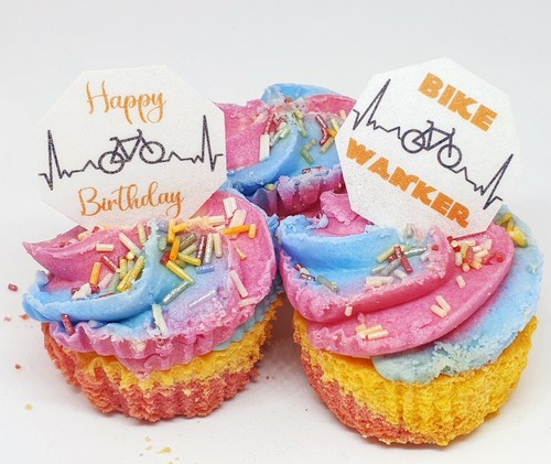 Bike cake wanker cupcake - bike,