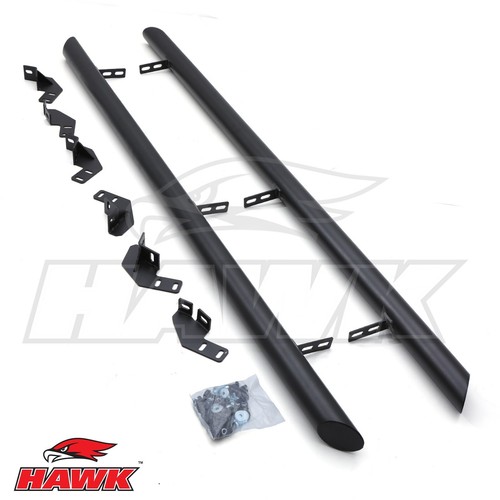 Matte black side - bars, 3"