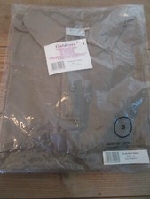 Scouts Adult Network Unisex Polo SCOUTING camp Badge Shirt Stone SMALL BNWT