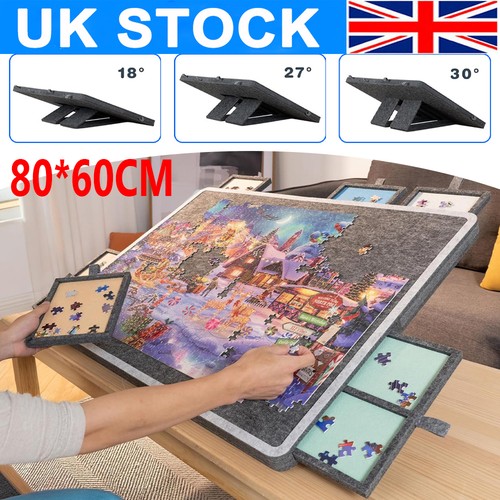 Tilting puzzle board with - puzzle,