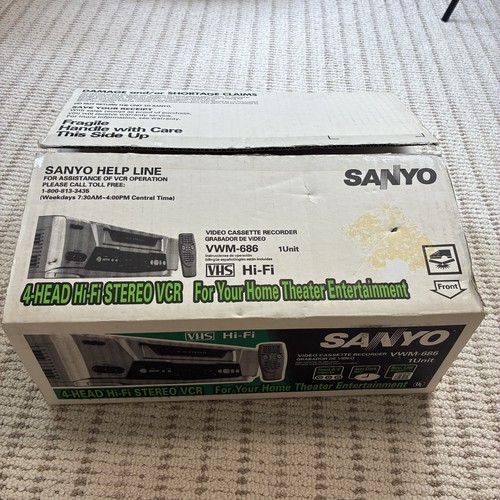New sanyo vwm 686 - new, vwm-686