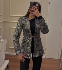 ZARA BLACK SILVER SEQUINNED