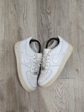 Mens Size UK 5.5 All White Air