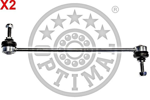 Front steel stabiliser - stabiliser, rod