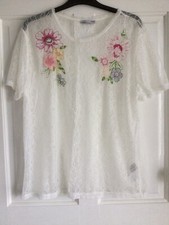 Zara Ladies Cream Lace