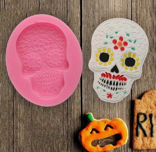Halloween silicone skull - halloween,