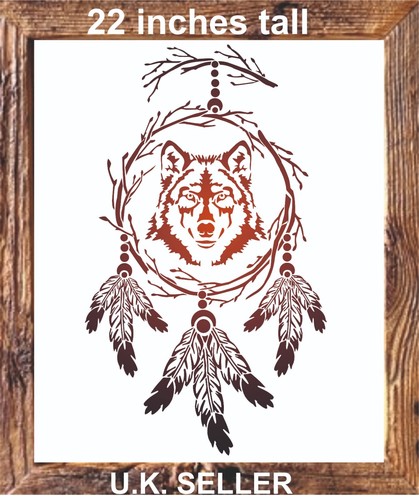 Dream catcher stencil template - catcher,