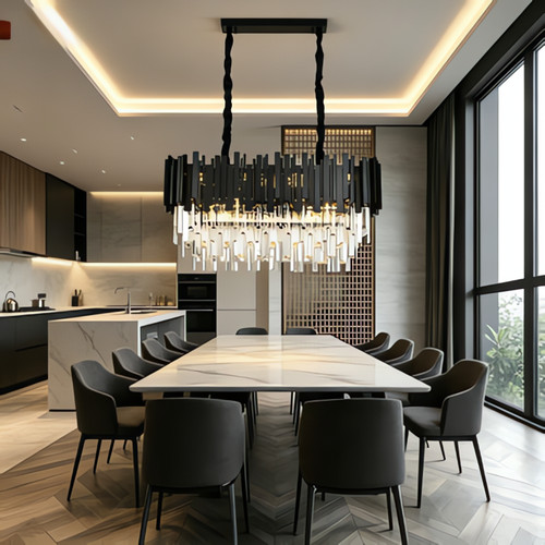 Crystal chandelier with - chandelier,