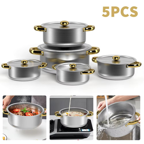 Stainless steel stockpot - steel,