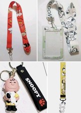 Snoopy Woodstock Peanuts Charlie Brown Lanyards Wrist Straps 3D Key Rings