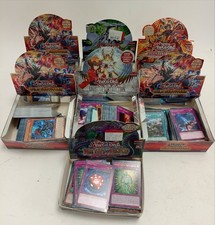 Yu-Gi-Oh! TCG Mixed Booster Boxes Bundle - 7 Open Boxes With Cards Preowned 
