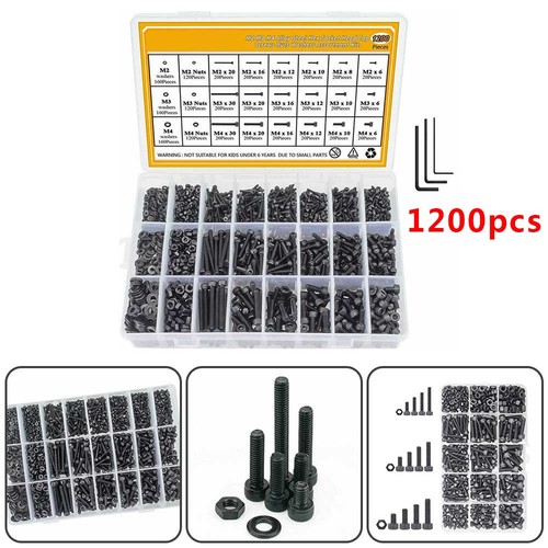 1200pcs box assorted m4 - assorted, m3