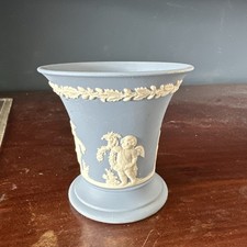 Wedgwood Blue Jasperware Vase 