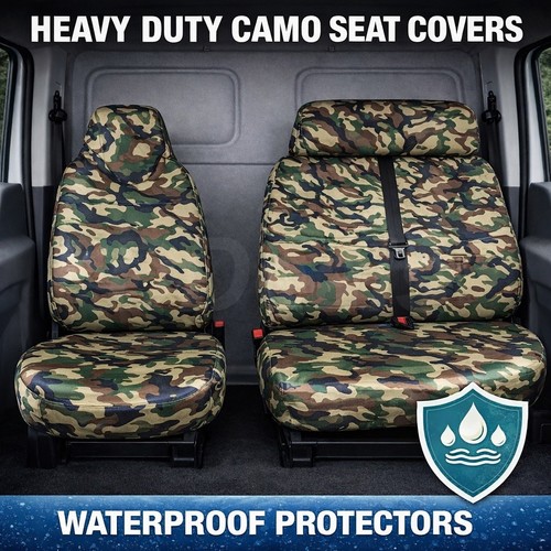 Van seat covers - covers, camo