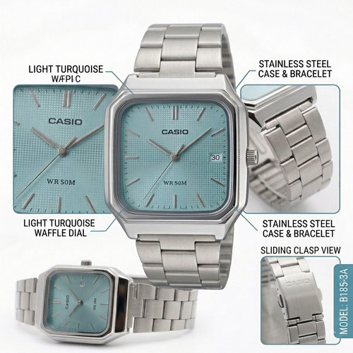 Casio vintage b185 stainless - casio,