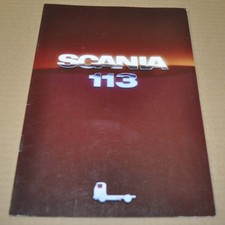 Scania 113 Truck Brochure