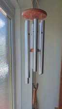 Amazing Grace® Woodstock Wind Chime - Large, Silver