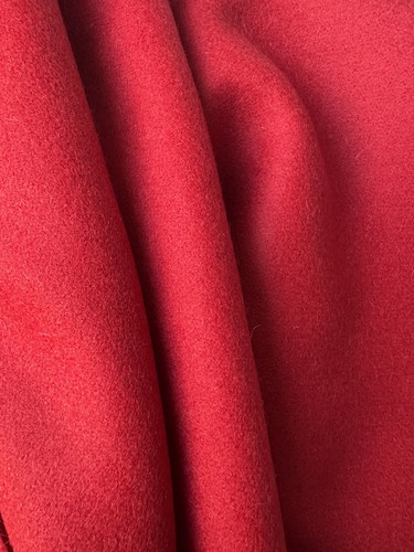 Piece red melton wool - melton,