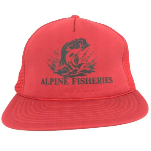 Vtg alpine fisheries hat - vtg, bass