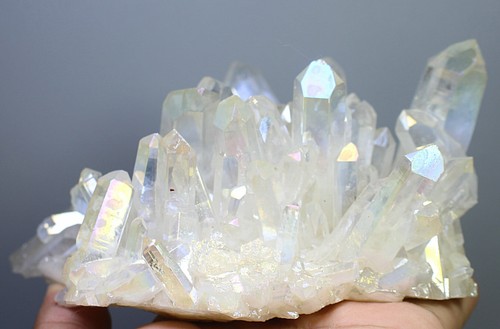 Colorful aura quartz - lb,
