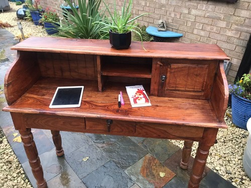 Sheesham desk side unit - /,