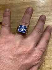 Mason Ring Masonic Metal