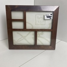 BROWN WOODEN MULTI APERTURE