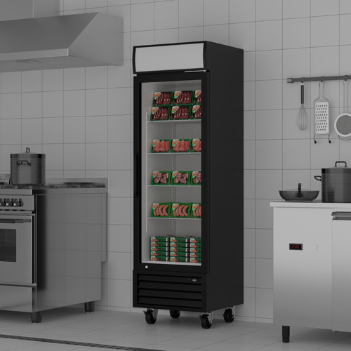 Commercial reach freezer - reach, in