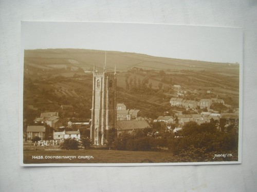Postcard combe martin church - postcard,