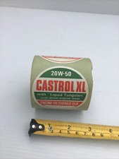 Vintage Original 20W-50 Castrol XL Engine Oil Change Reel of Approx 150 Stickers