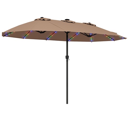 Double sided parasol with - double,