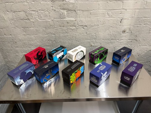 10x empty pokémon etb boxes - empty,