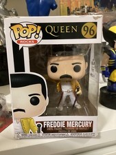Freddie Mercury funko In Queen Wembley costume box worn