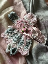 Hand Knitted dolls clothes to