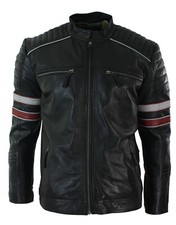 Men's Red & White Stripes Cafe