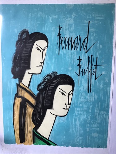 Bernard buffet rare original - bernard,