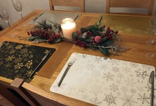 Metallic Snowflake Plastic