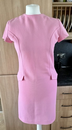 Vintage baby pink crimplene