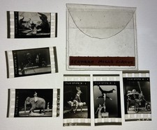 1950s 6 x 35mm Transparency Film Images, "Film Stips" BERTRAM MILLS CIRCUS