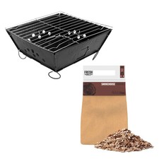 Fresh Grills Portable BBQ with Hickory Wood Chips