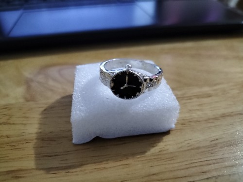 Silver 925 watch ring - silver,