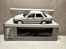 Schabak Ford Sierra Ghia, White, Official Dealership Issue Diecast Model, 1:25