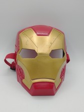 Marvel IRON MAN Kids Dress Up Face Mask Cosplay Hasbro Superhero USED