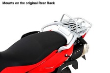BMW F650GS / Dakar Luggage / Top Box Rack - Silver BY HEPCO & BECKER (2004-2007)