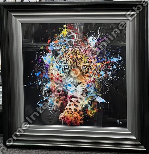 Multi colour leopard with - multi-colour,