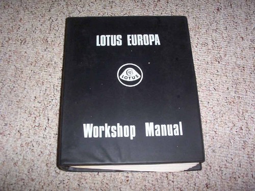 1967 lotus europa shop service - 1967,