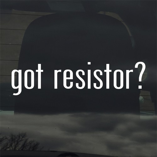 Got resistor custom vinyl - got,