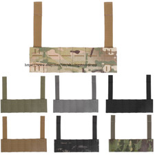 Chest Rig MOLLE Expansion Plate Harnesses Extension Hunting Tactical Front Panel